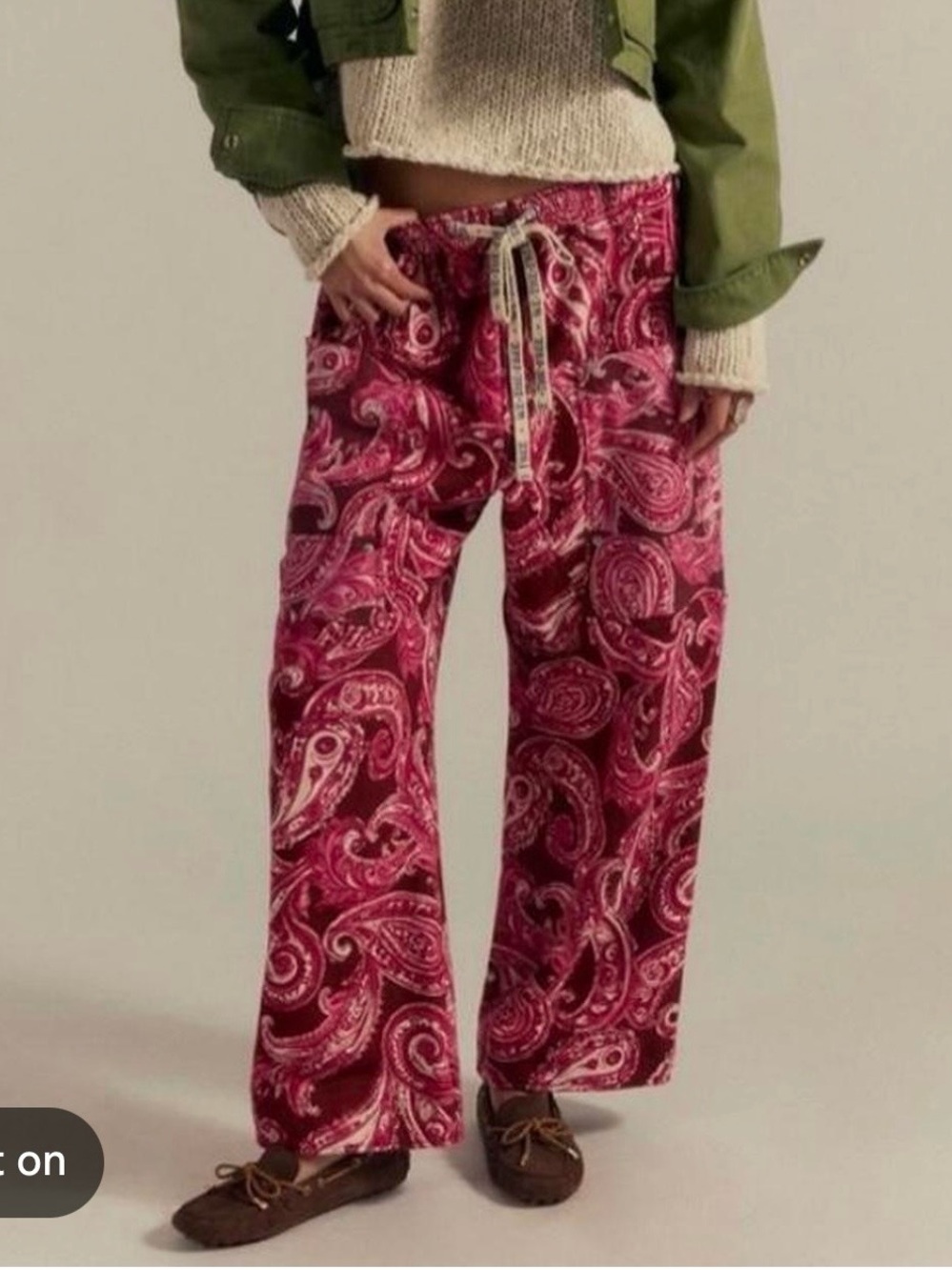 Free People We The Free "Jet Set" pants new XL